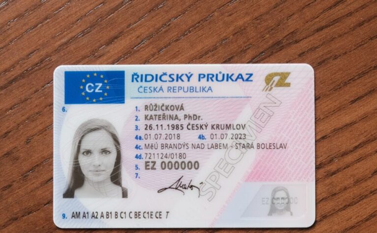 购买捷克共和国驾照